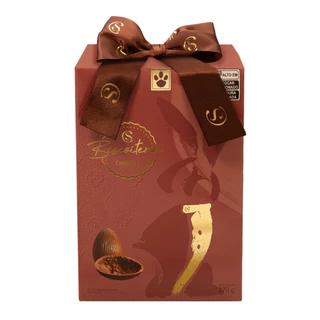 Ovo de Páscoa Biscoiteria ao Leite 270g Chocolate Cacau Show