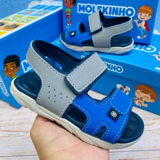 Sandália Papete Molekinho Menino Infantil Lançamento Conforto Escola em Oferta na Shopee