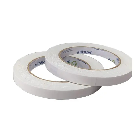 Fita Adesiva Dupla Face 12mmx30m Branca Fina Com 10 Rolos | Shopee Brasil