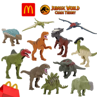 Coleção Jurassic World x McDonald's  Teoria do Caos Tiranossauro Pteranodonte Parassaurolofo em Oferta na Shopee
