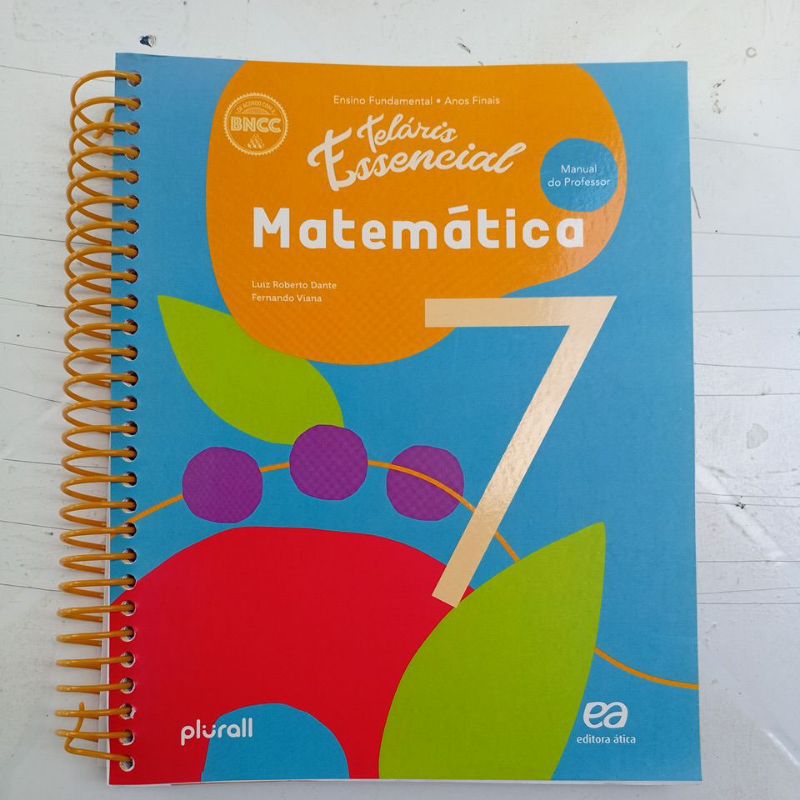 matemática telaris essencial 7 ano livro reduzido do professor | Shopee ...