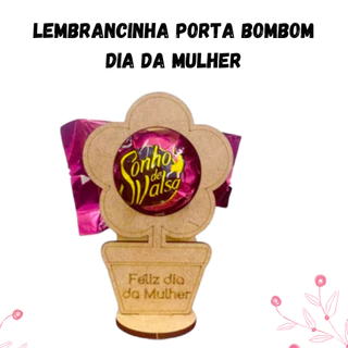 Kit 20 Lembrancinha Porta Bombom Dia Da Mulher Mimo em Oferta na Shopee