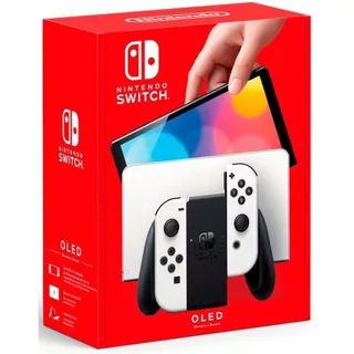 Nintendo Switch OLED 64GB Standard Com Joy-con Branco Lacrado
