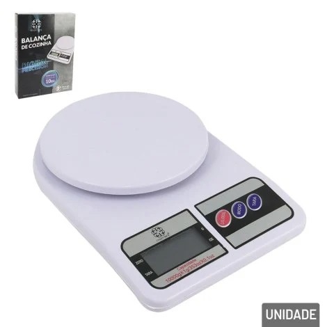 Balança Digital De Cozinha Branca 10Kg Utensílios de Cozinha | Shopee ...