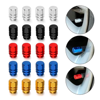 Kit 4 Peças Tampinha Tampa Bico Válvula Pneu Carro Moto Alumínio Bicicleta Bike Estilo Proteção em Oferta na Shopee