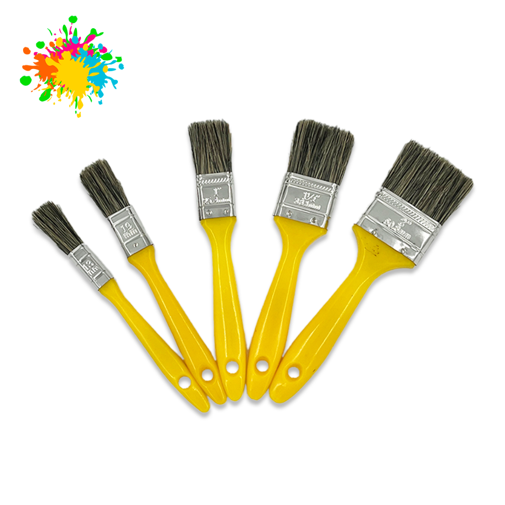 Kit Pincel Trincha Pintura Parede Profissional Cabo cerdas construção ...