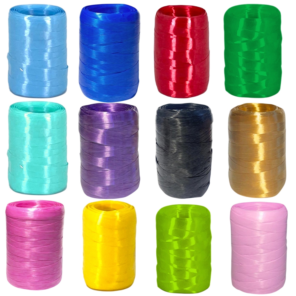 Fitilho 50m x 5mm Decorativo para Presente Diversas Cores | Shopee Brasil