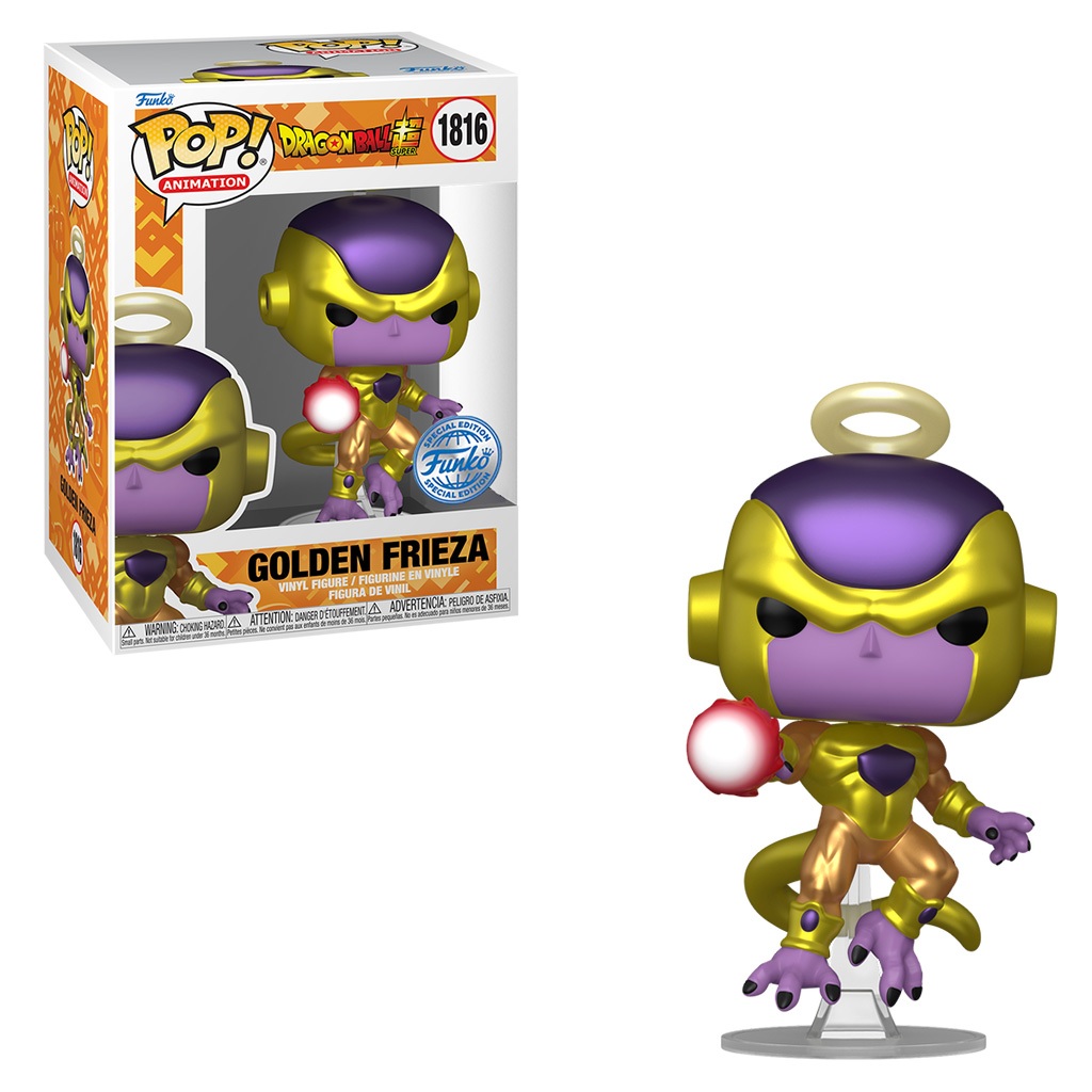 FUNKO POP DRAGON BALL SUPER GOLDEN FRIEZA *EX* 1816 NOVO ORIGINAL ...