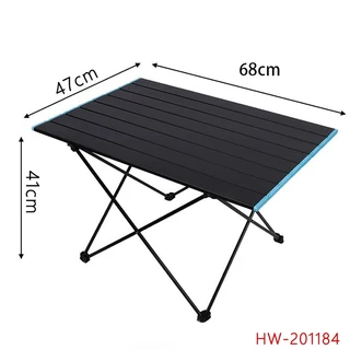 Mesa Camping Dobrável Portatil Acampamento Pesca Praia C/ Bolsa 68*47*41CM