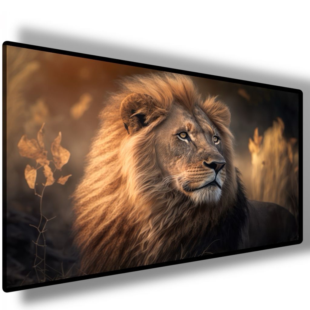 Quadro Decorativo Leão Rei Leão Família Rei Da Selva Rei de Judá