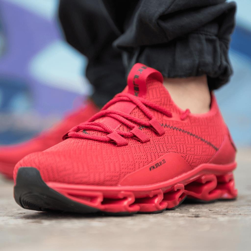 Tênis Masculino 12 molas com Amortecedor Corrida Treino Caminhada