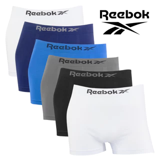 Kit 6 Cuecas Boxer Reebok Masculina Original Lisa Microfibra