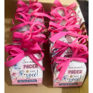 lembrancinha mimo caixinha com sabonete dia das mulheres em Oferta na Shopee