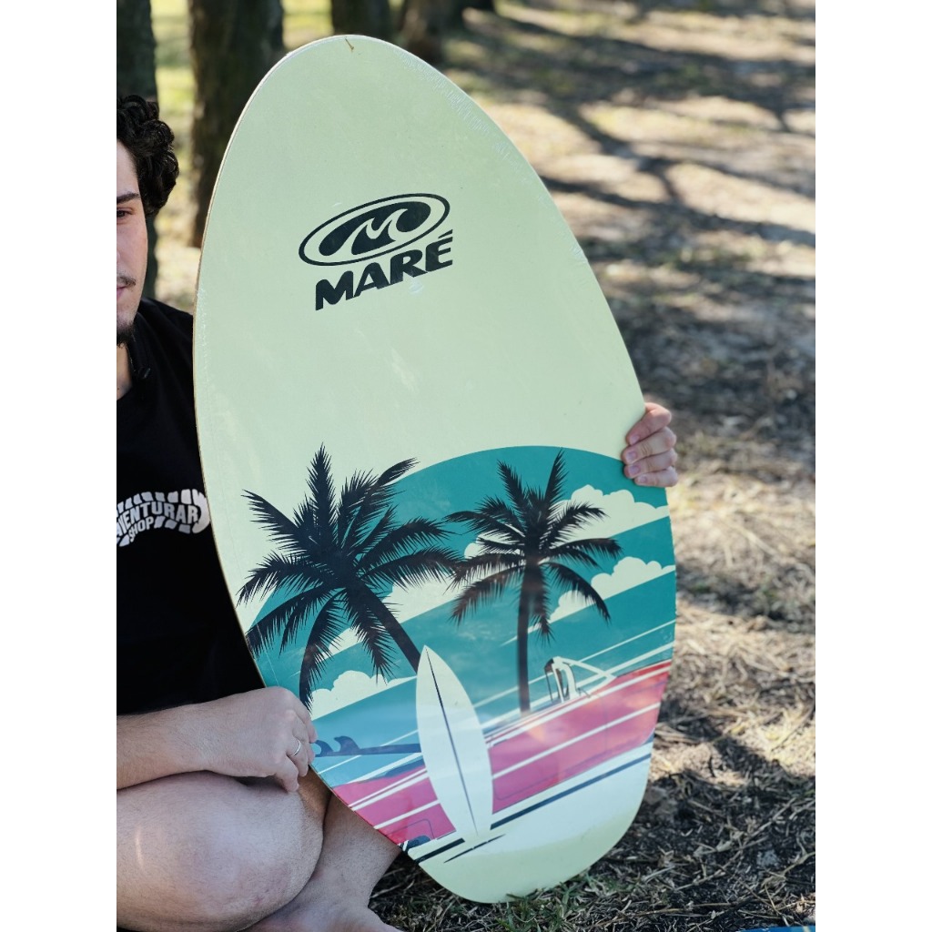Prancha Skimboard Sonrisal Surf Onda Madeira Maré 95cm | Shopee Brasil