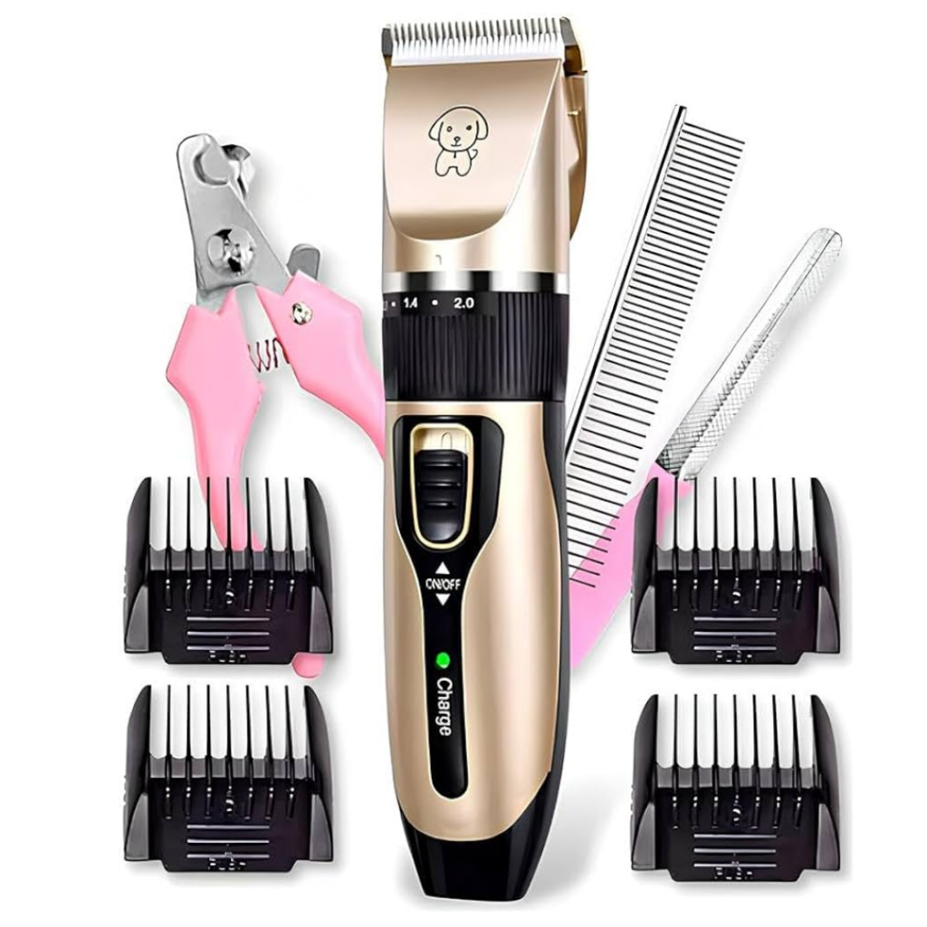 Máquina De Tosar Cachorro Profissional Kit Pet De Corte Cabelo Tosador ...