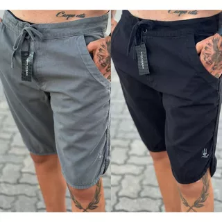 Kit 2 Bermudas Sarja Masculino de Qualidade Superior Envio Rápida