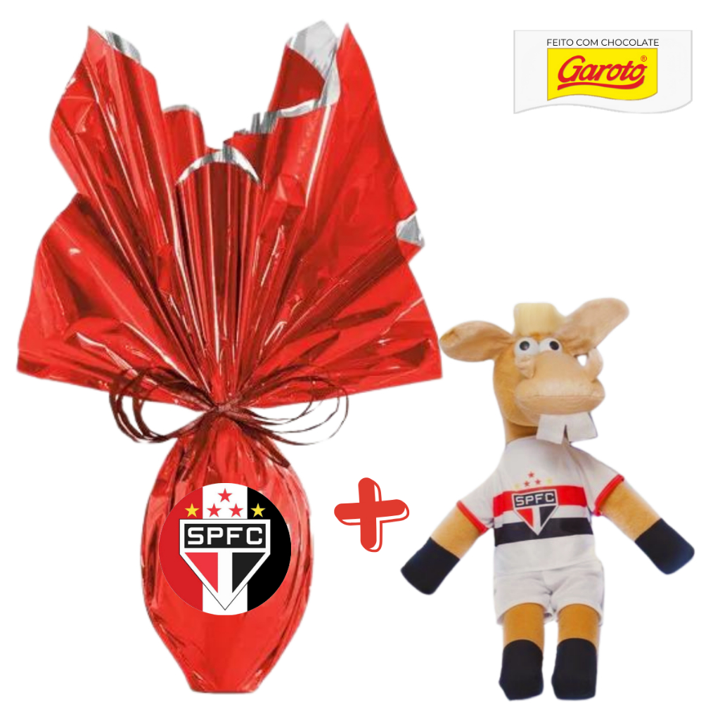 Kit Ovo De Páscoa Futebol 250gr + Cavalinho Times Futebol | Shopee Brasil