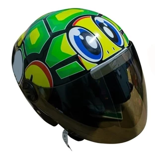 Capacete Liberty New 3 Personalizado Tartaruga Vr 46 Adesivado C/fumê Ou Adesivo Osascorte em Oferta na Shopee