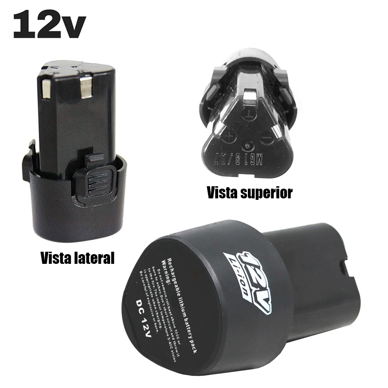 Furadeira sem fio de 12V Bateria de íon de lítio para furadeira sem fio