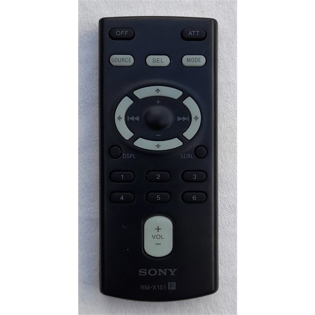 Télécommande Sony RM-X151 Pour Autoradio CDX-F5510/CDXGT400 – Occasion Fonctionnelle