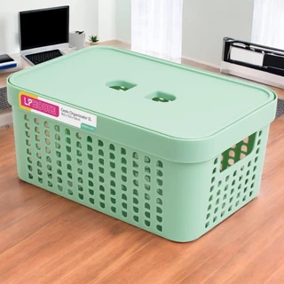 Caixa Organizadora Com Tampa Grande 2 Litros Banheiro Cozinha Multiuso Versátil em Plástico em Oferta na Shopee