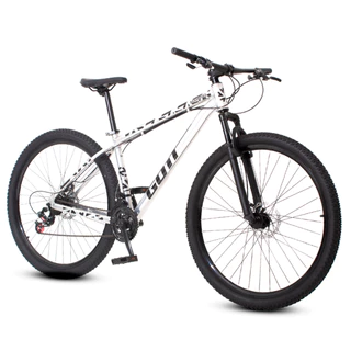 Bicicleta aro 29 Alumínio Prata e Preto Gott Mappa1 Freios a Disco Suspensão 21v em Oferta na Shopee