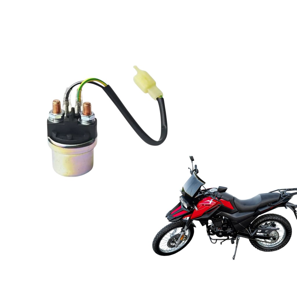 Rele Partida Shineray Shi175 Carburada Injetada | Shopee Brasil