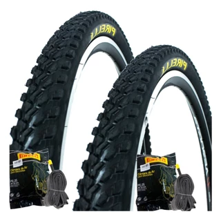 Par Pneu Pirelli Scorpion Mtb Aro 26x2.0 + 2 Camaras Pirelli Bico Grosso