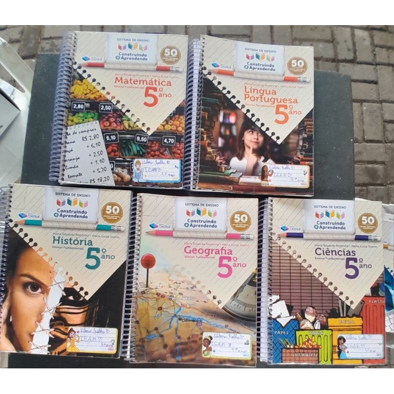 KIT VAREJÃO DO ESTUDANTE-SISTEMA DE ENSINO CONSTRUINDO E APRENDENDO 5⁰ ...