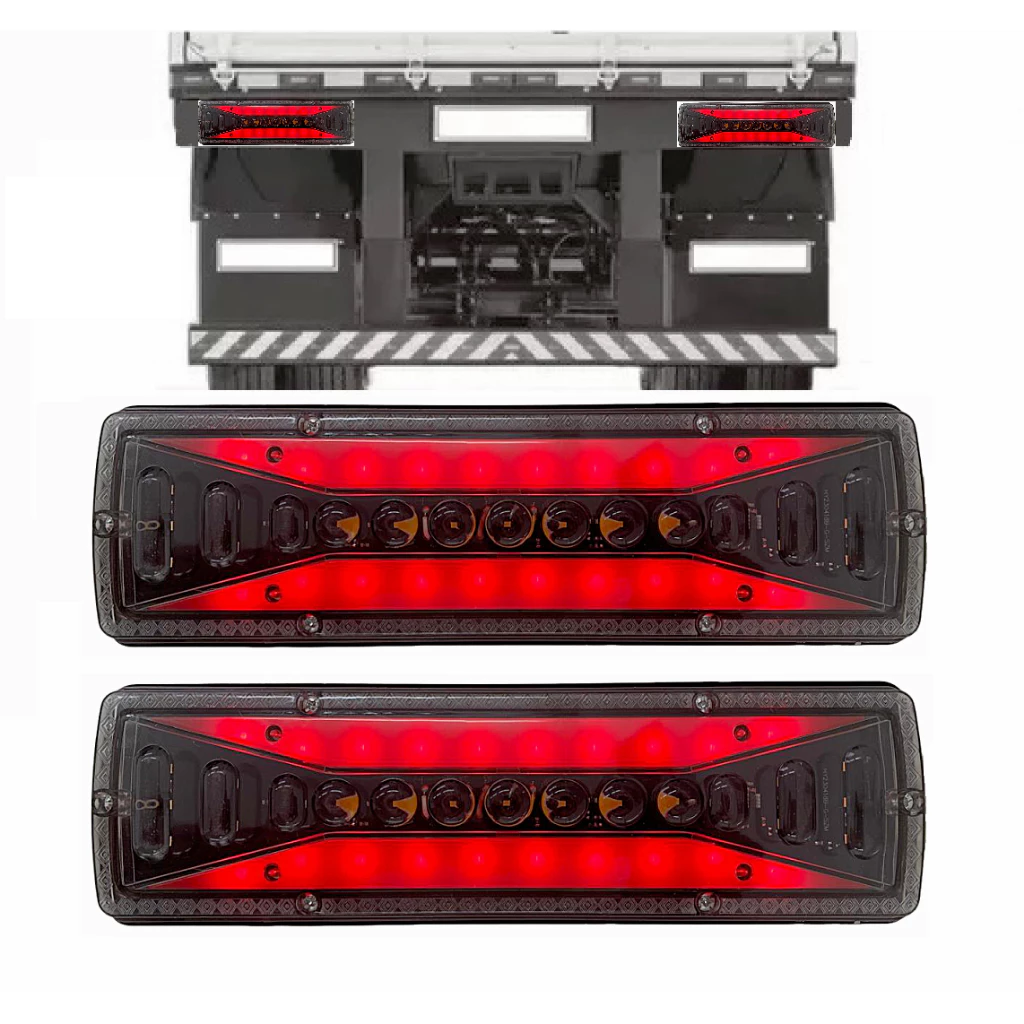 Par Lanterna Traseira Led Sequencial