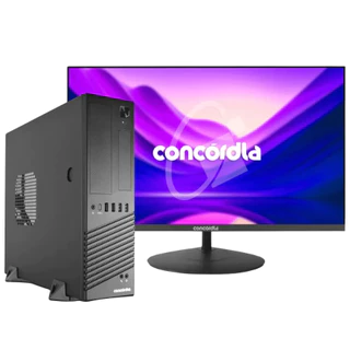 Computador SFF Concórdia Completo Com Monitor 23.8'' Processador Core I5 9400 8GB DDR4 SSD 240GB em Oferta na Shopee