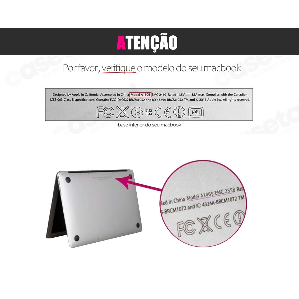 Kit Capa Case Para Macbook Pro A1707 A1990 + Bag Neoprene +