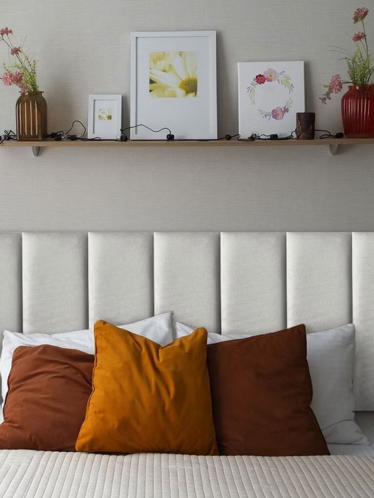 Kit 7 Cabeceiras de Cama King Estofada Modular 60x20cm | Shopee Brasil