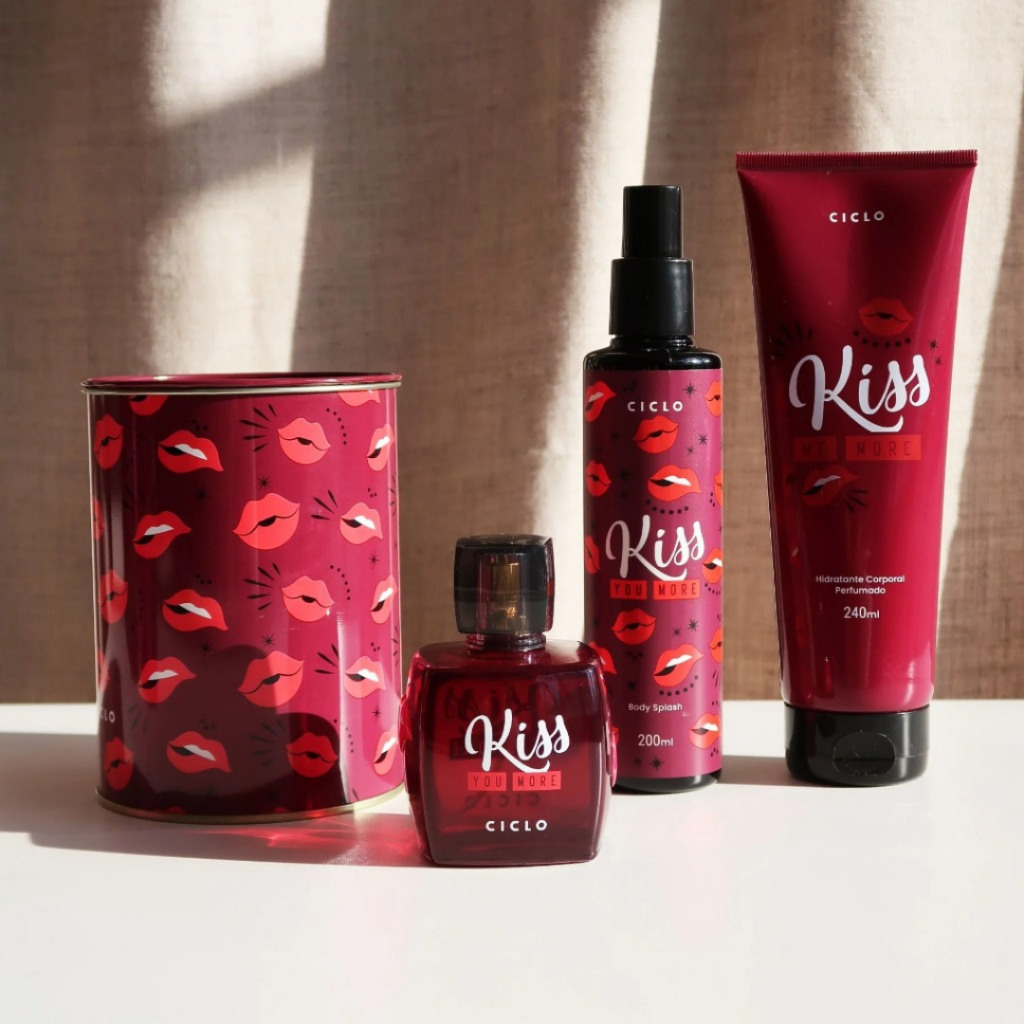 Body Splash Kiss You More 200ml Fragrância Sedutora e Duradoura Toque ...
