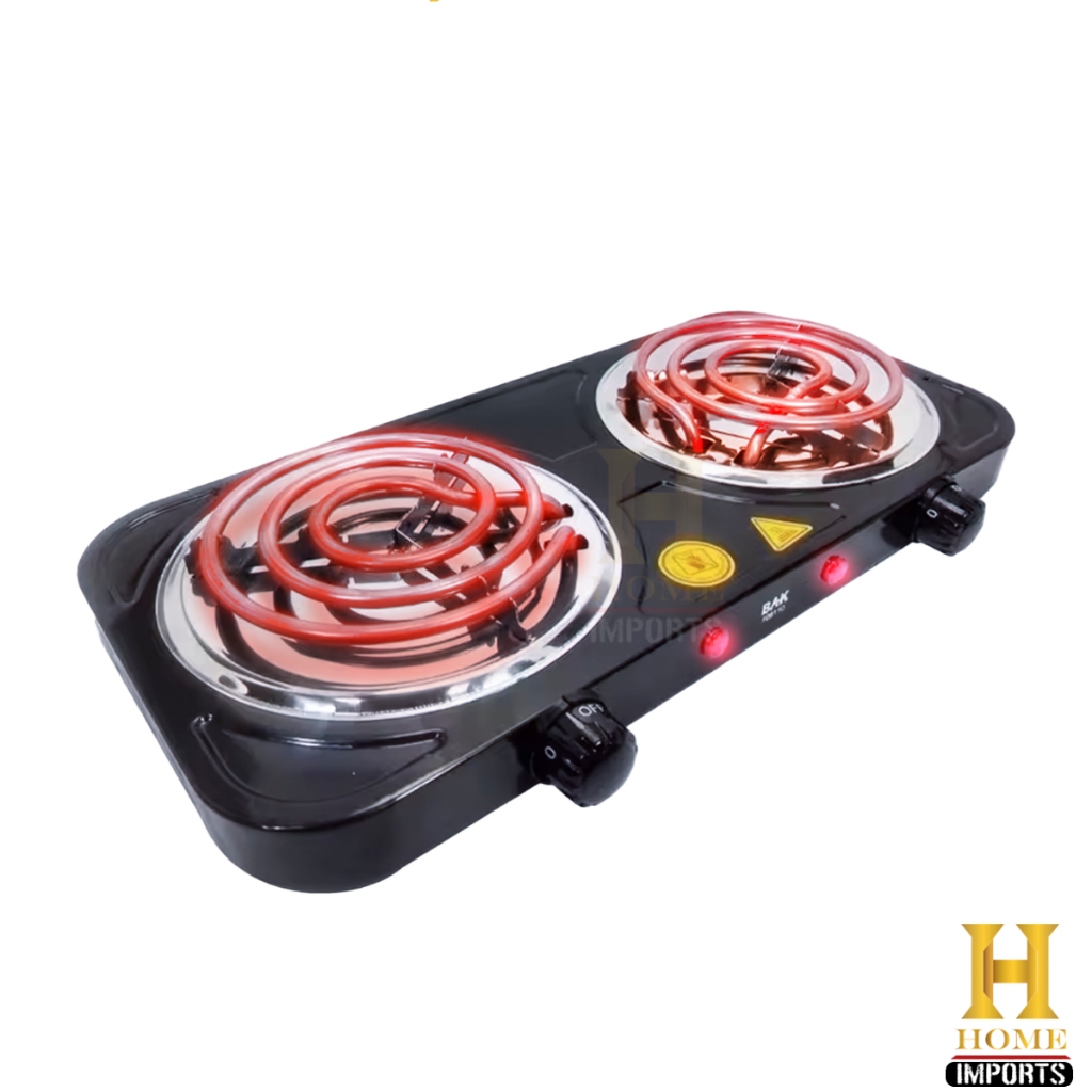 Mini Fogão Elétrico Portátil 2000w Fogareiro 110v/220v 600 °c 2 Bocas ...