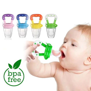 Chupeta Alimentadora de Bebês, para Frutas e Patês - Porta Alimentos e Mordedor de Alívio Dentição em Oferta na Shopee