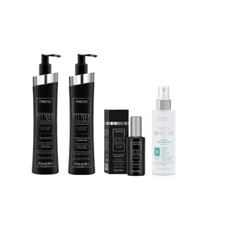 Amend KIT Luxe Extreme Repair Sh + Cond + Óleo Luxuoso + Fluído Multi-Benefícios 180ml em Oferta na Shopee