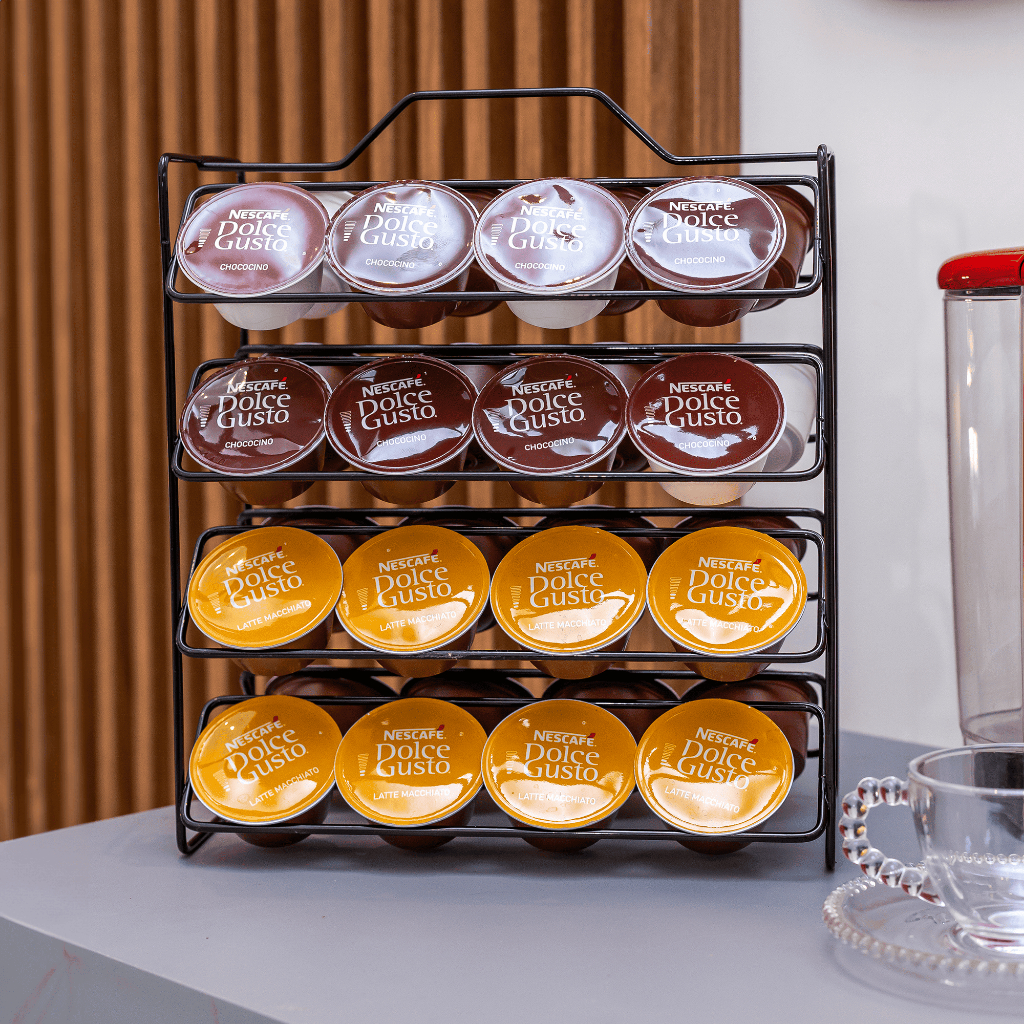 Suporte Porta Cápsulas Dolce Gusto 32 Cápsulas Café Aço | Shopee