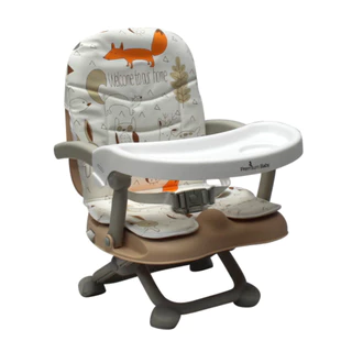Cadeira de Alimentação bebe Cadeirinha de Refeição Infantil Para Bebê Portátil Cloud Bege Fox Premium Baby 0 à 15 Kg.