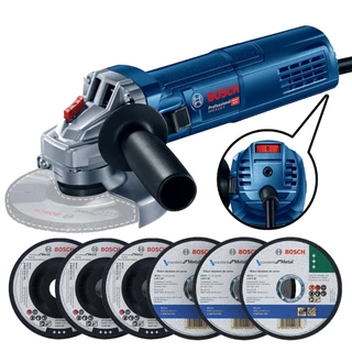 Esmerilhadeira GWS 9-125 S Bosch 900W com 6 Discos