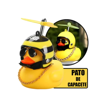 Patinho Jack da Zueira (Com Led) - Pato de Borracha Decora Bike Moto em Oferta na Shopee
