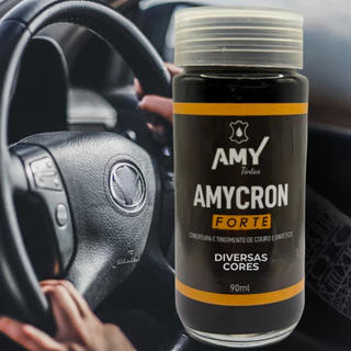 Tinta Para Volante de Couro Amycron 90ml - Premium - Todas as Marcas Automotivas Automotivos Carro em Oferta na Shopee