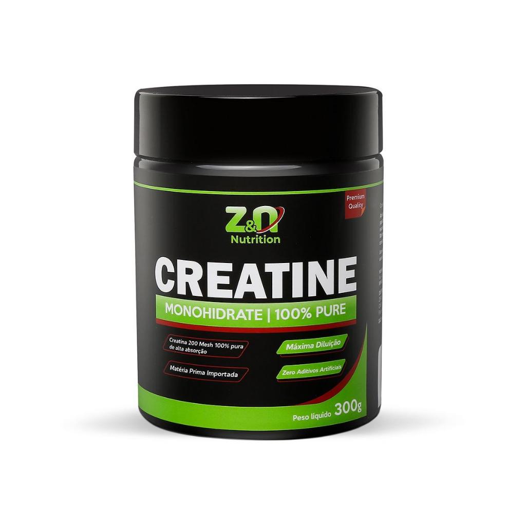 ZN NUTRITION CREATINA MONOHIDRATADA 100% POTE 300G | Shopee Brasil