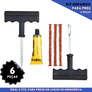 Kit Reparo Pneu Sem Câmara Kit de Emergência Para Pneus Prático e Fácil - Mazzal em Oferta na Shopee