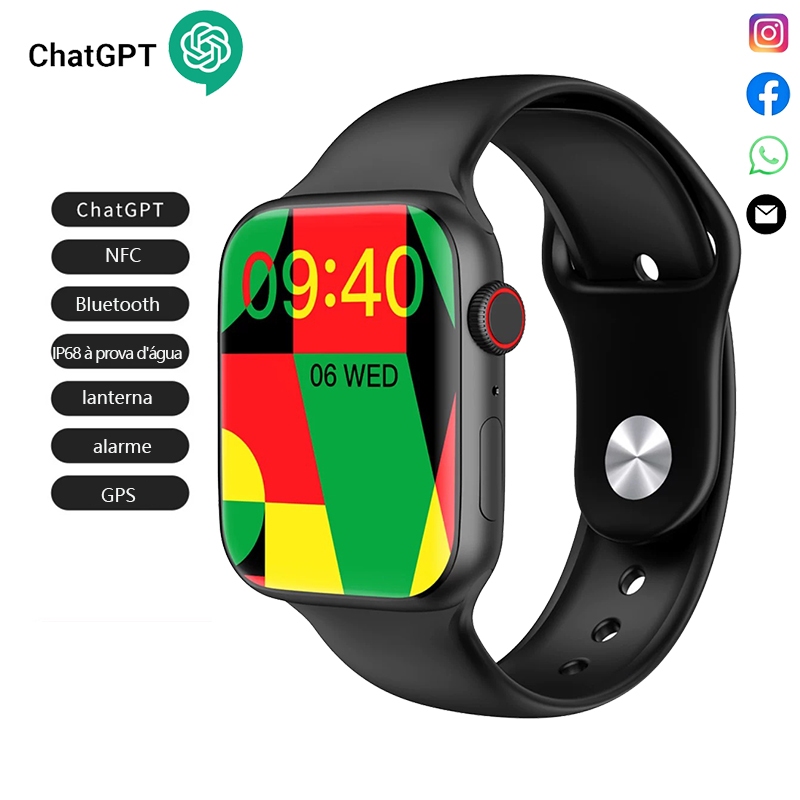 Smartwatch X PRO Série 10 Display 47mm ChatGPT Relógio Inteligente ...