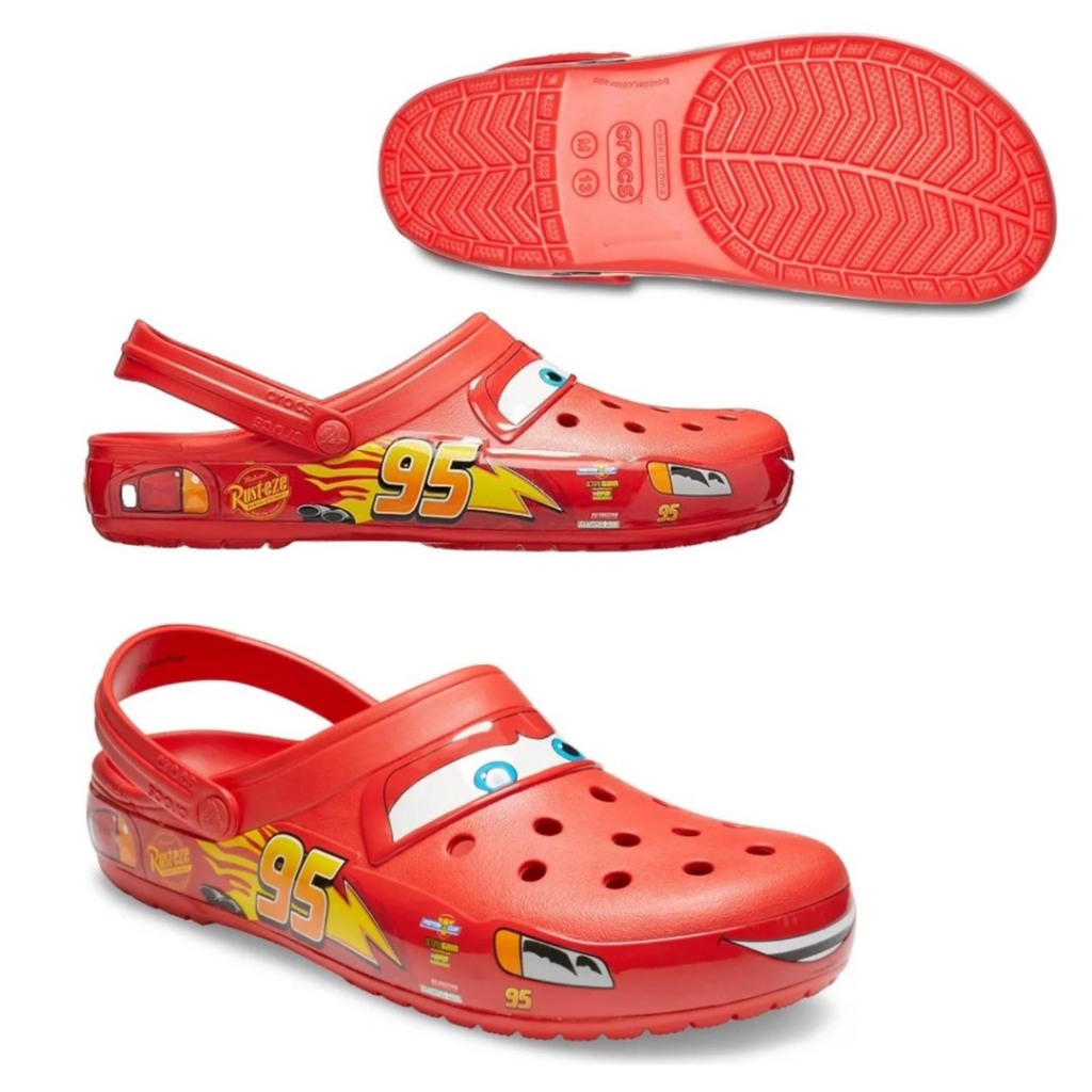 Sandália Personagem Carros Mcqueen Adulto - Calçado Vermelho Exclusivo