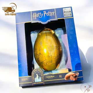Ovo de Páscoa Harry Potter Cacau Show Ovo dourado Lata Exclusiva
