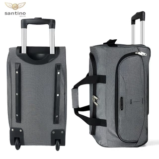 SANTINO Bolsa De Viagem Sacola 20“ Com 2 Rodinhas Rockefeller Center Poliéster Resistente - #LZS1U