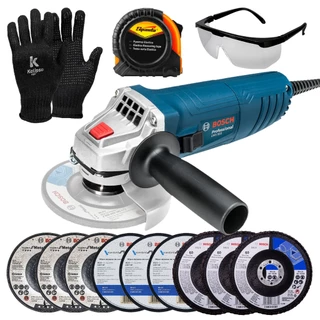 Kit Esmerilhadeira GWS 850 Bosch 850W + 9 Discos