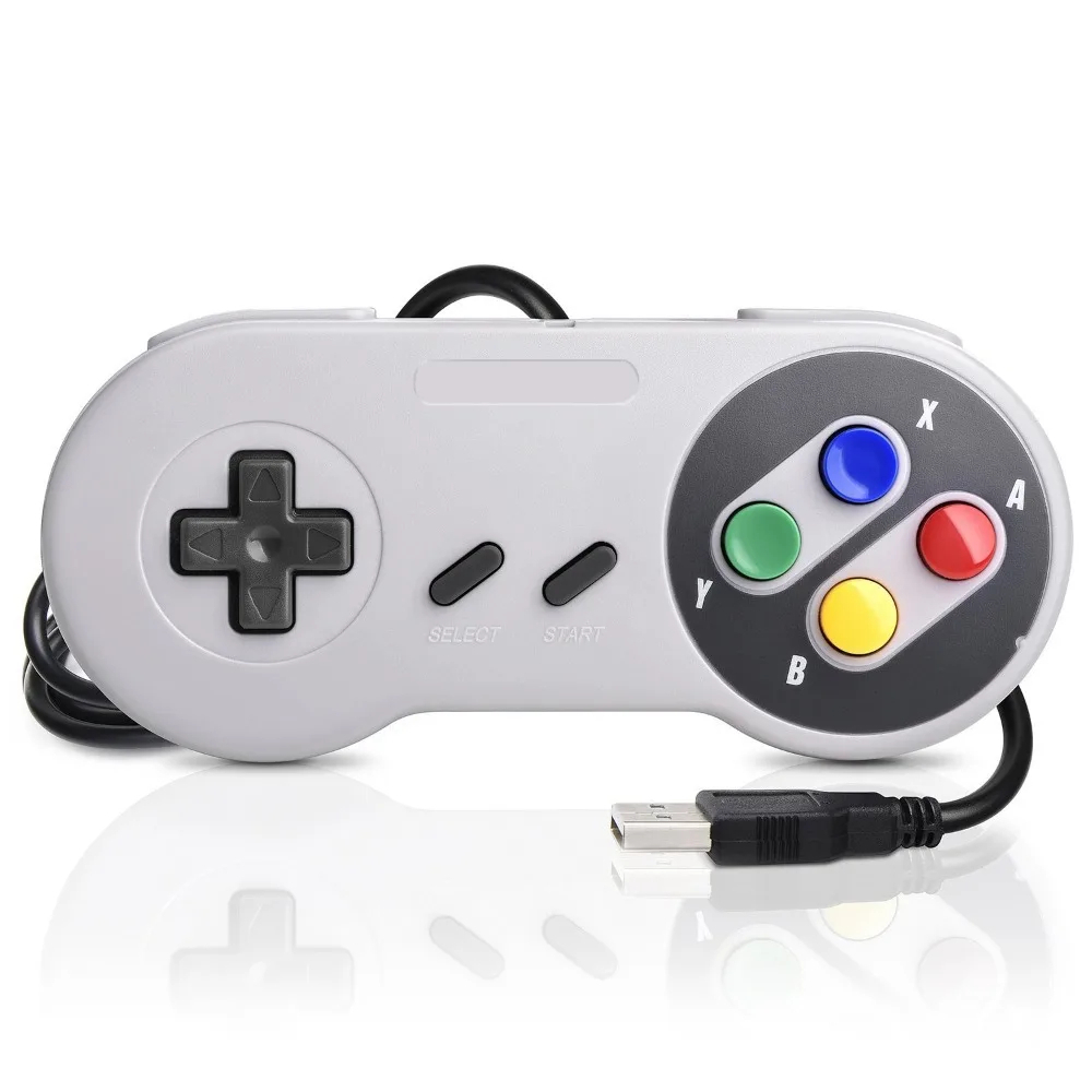 Joystick Controle USB Super Nintendo SNES Para PC Computador Mac Linux ...